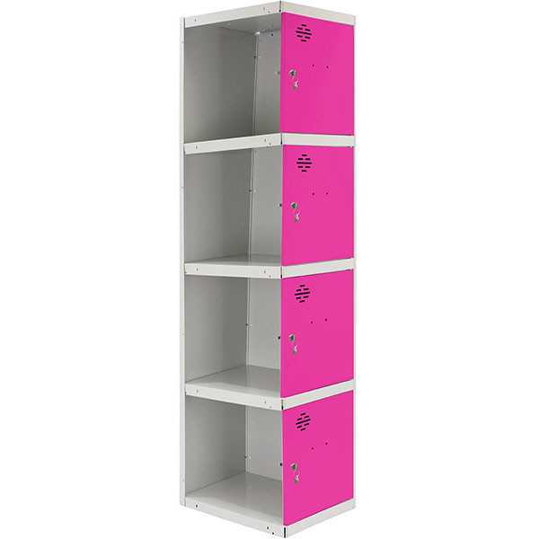 Taquilla 1800x400x500 SIMONLOCKER PROFESIONAL 4 PUERTA 1/4 400 ADI GR/RS marca SIMONRACK