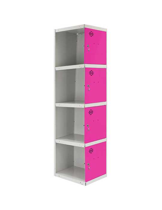 Taquilla 1800x400x500 SIMONLOCKER PROFESIONAL 4 PUERTA 1/4 400 ADI GR/RS marca SIMONRACK