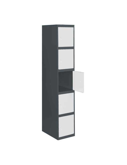 Taquilla 1800x300x500 SIMONLOCKER PROFESIONAL 5 PUERTA 1/5 300 IN AN/BL marca SIMONRACK