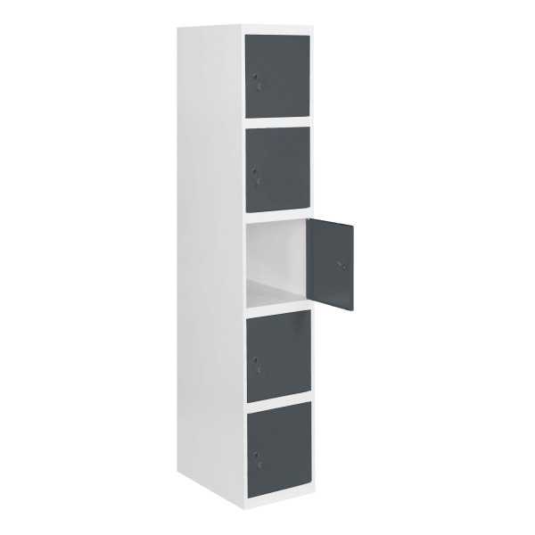 Taquilla 1800x300x500 SIMONLOCKER PROFESIONAL 5 PUERTA 1/5 300 IN BL/AN marca SIMONRACK