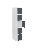 Taquilla 1800x300x500 SIMONLOCKER PROFESIONAL 5 PUERTA 1/5 300 IN BL/AN marca SIMONRACK