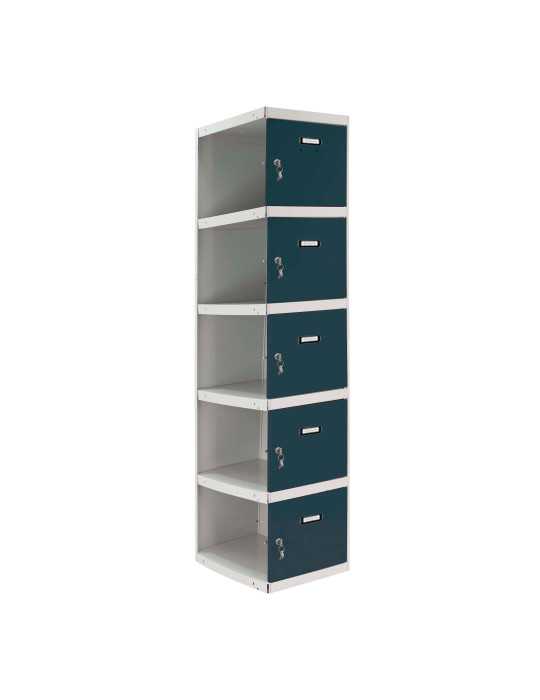 Taquilla 1800x300x500 SIMONLOCKER PROFESIONAL 5 PUERTA 1/5 300 ADI AN/AN marca SIMONRACK