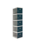 Taquilla 1800x300x500 SIMONLOCKER PROFESIONAL 5 PUERTA 1/5 300 ADI AN/AN marca SIMONRACK