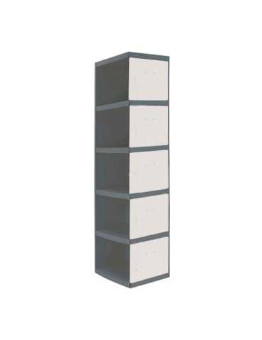 Taquilla 1800x300x500 SIMONLOCKER PROFESIONAL 5 PUERTA 1/5 300 ADI AN/BL marca SIMONRACK