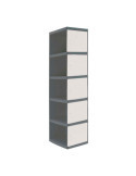 Taquilla 1800x300x500 SIMONLOCKER PROFESIONAL 5 PUERTA 1/5 300 ADI AN/BL marca SIMONRACK
