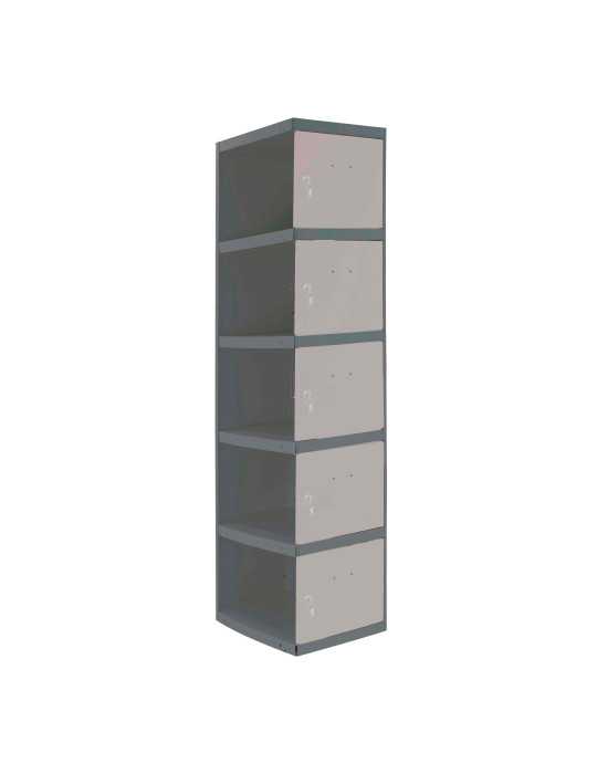 Taquilla 1800x300x500 SIMONLOCKER PROFESIONAL 5 PUERTA 1/5 300 ADI AN/GR marca SIMONRACK