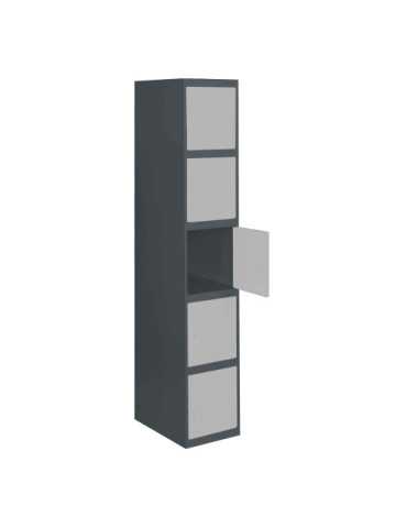 Taquilla 1800x400x500 SIMONLOCKER PROFESIONAL 5 PUERTA 1/5 400 IN AN/GR marca SIMONRACK