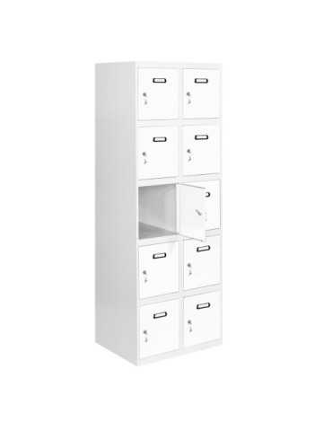 Taquilla 1800x600x500 SIMONLOCKER 5 PUERTAS 2/10 300 (600) GR/BL marca SIMONRACK 2