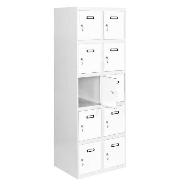 Taquilla 1800x600x500 SIMONLOCKER 5 PUERTAS 2/10 300 (600) GR/BL marca SIMONRACK
