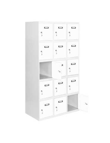 Taquilla 1800x900x500 SIMONLOCKER 5 PUERTAS 3/15 300 (900) GR/BL marca SIMONRACK 2