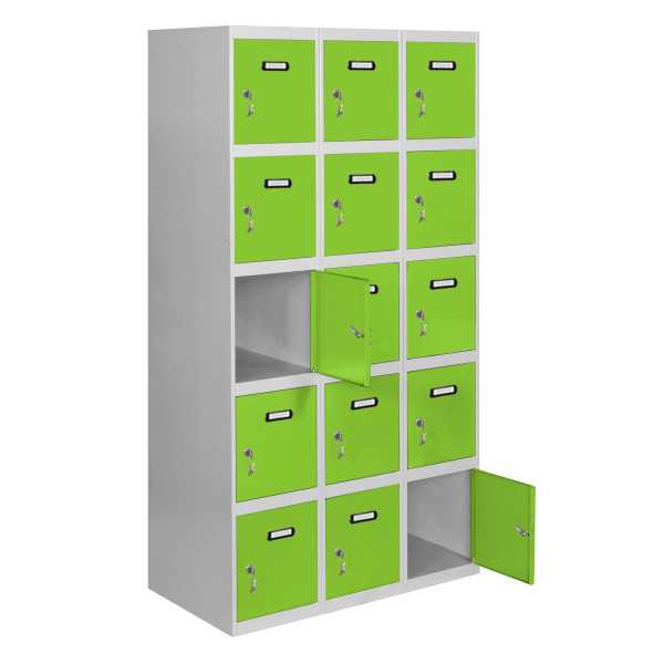 Taquilla 1800x900x500 SIMONLOCKER 5 PUERTAS 3/15 300 (900) GR/VE marca SIMONRACK