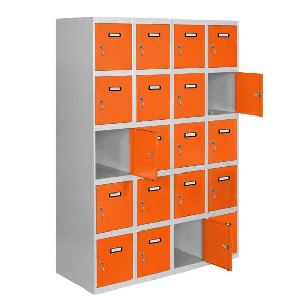 Taquilla 1800x1200x500 SIMONLOCKER 5 PUERTAS 4/20 300 (1200) GR/NA marca SIMONRACK