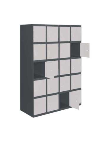 Taquilla 1800x1200x500 SIMONLOCKER PROFESIONAL 5 PUERTA 4/20 300(1200)AN/BL marca SIMONRACK