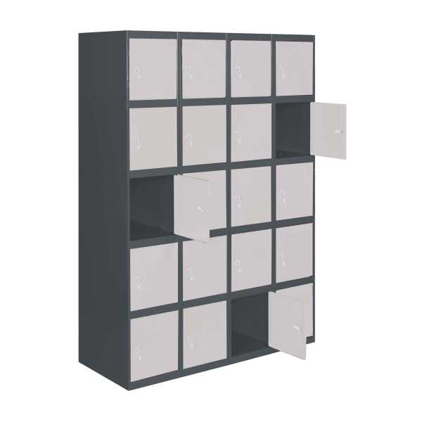 Taquilla 1800x1200x500 SIMONLOCKER PROFESIONAL 5 PUERTA 4/20 300(1200)AN/BL marca SIMONRACK