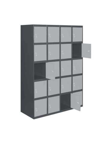 Taquilla 1800x1200x500 SIMONLOCKER PROFESIONAL 5 PUERTA 4/20 300(1200)AN/GR marca SIMONRACK