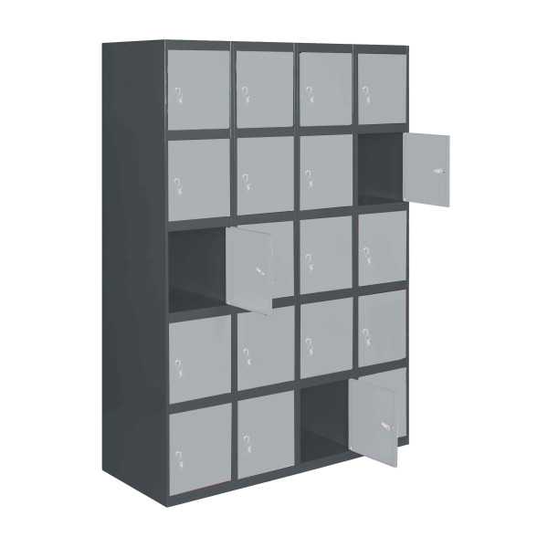 Taquilla 1800x1200x500 SIMONLOCKER PROFESIONAL 5 PUERTA 4/20 300(1200)AN/GR marca SIMONRACK