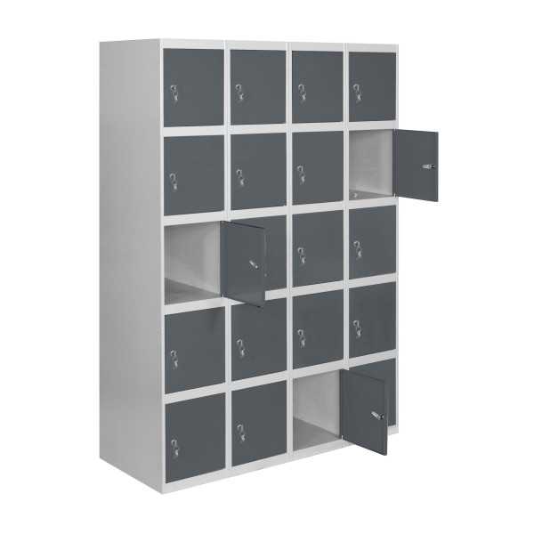 Taquilla 1800x1200x500 SIMONLOCKER PROFESIONAL 5 PUERTA 4/20 300(1200)BL/AN marca SIMONRACK