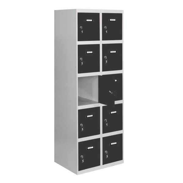 Taquilla 1800x800x500 SIMONLOCKER 5 PUERTAS 2/10 400 (800) GR/AN marca SIMONRACK