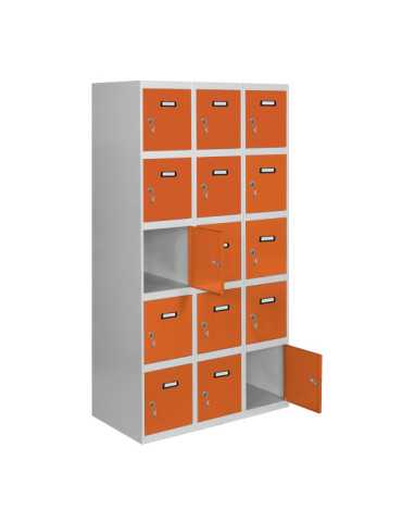 Taquilla 1800x1200x500 SIMONLOCKER 5 PUERTAS 3/15 400 (1200) GR/NA marca SIMONRACK 2