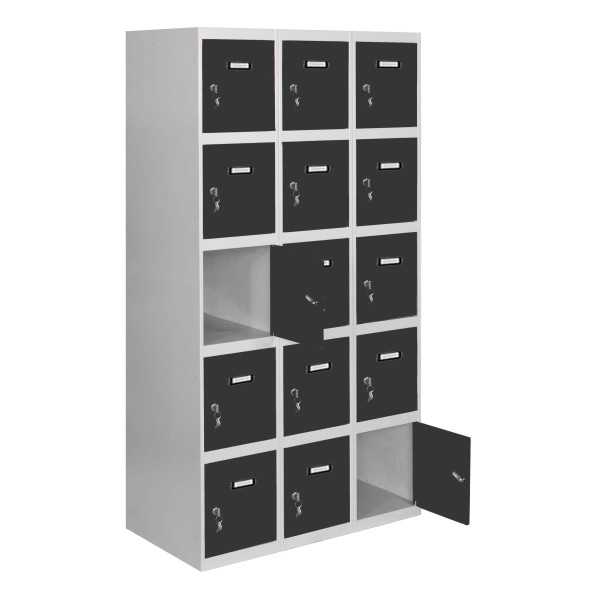 Taquilla 1800x1200x500 SIMONLOCKER 5 PUERTAS 3/15 400 (1200) GR/AN marca SIMONRACK