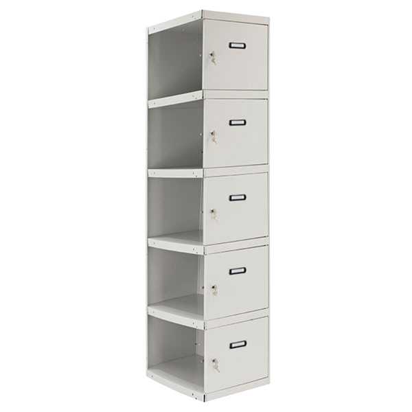Taquilla 1800x300x500 SIMONLOCKER PROFESIONAL 5 PUERTA 1/5 300 ADI GRIS marca SIMONRACK