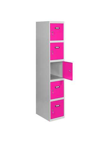 Taquilla 1800x300x500 SIMONLOCKER PROFESIONAL 5 PUERTA 1/5 300 IN GR/RS marca SIMONRACK 2