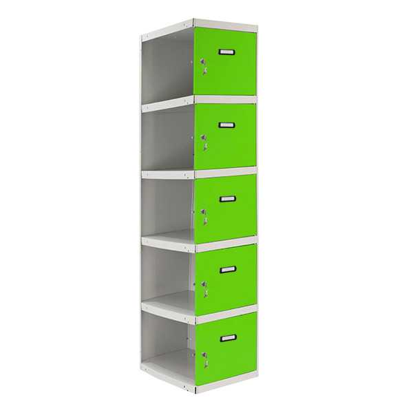 Taquilla 1800x300x500 SIMONLOCKER PROFESIONAL 5 PUERTA 1/5 300 ADI GR/VE marca SIMONRACK