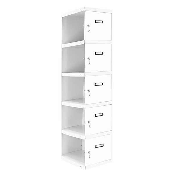 Taquilla 1800x300x500 SIMONLOCKER PROFESIONAL 5 PUERTA 1/5 300 ADI GR/BL marca SIMONRACK