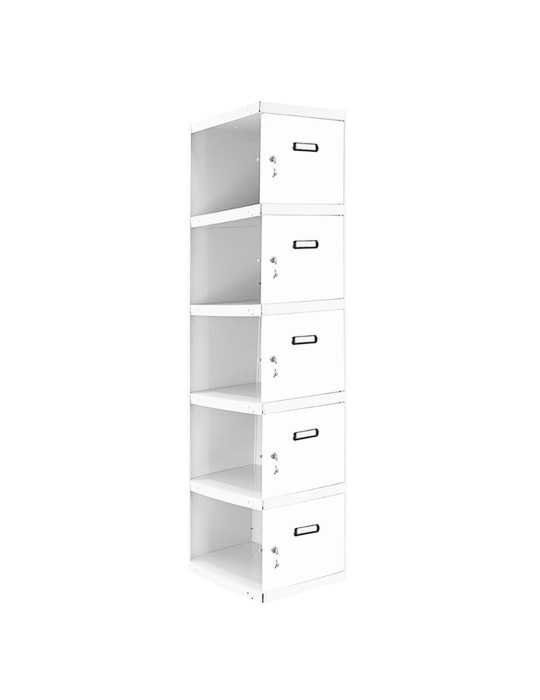 Taquilla 1800x300x500 SIMONLOCKER PROFESIONAL 5 PUERTA 1/5 300 ADI GR/BL marca SIMONRACK