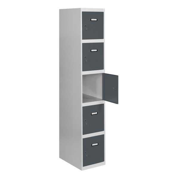Taquilla 1800x400x500 SIMONLOCKER PROFESIONAL 5 PUERTA 1/5 400 IN GR/AN marca SIMONRACK