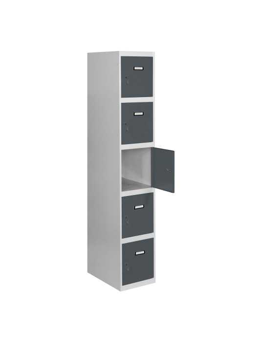Taquilla 1800x400x500 SIMONLOCKER PROFESIONAL 5 PUERTA 1/5 400 IN GR/AN marca SIMONRACK
