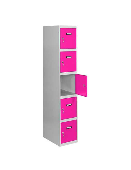 Taquilla 1800x400x500 SIMONLOCKER PROFESIONAL 5 PUERTA 1/5 400 IN GR/RS marca SIMONRACK