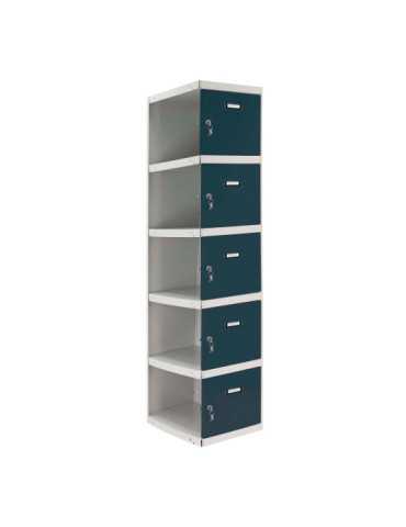 Taquilla 1800x400x500 SIMONLOCKER PROFESIONAL 5 PUERTA 1/5 400 ADI GR/AN marca SIMONRACK 2