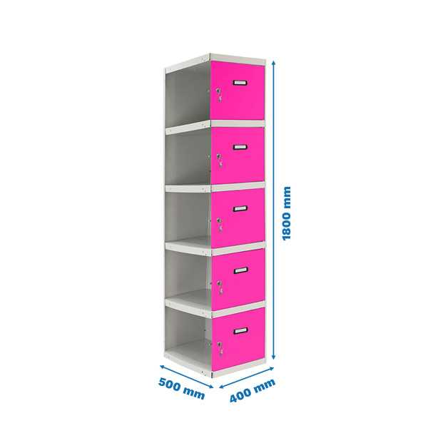 Taquilla 1800x400x500 SIMONLOCKER PROFESIONAL 5 PUERTA 1/5 400 ADI GR/RS marca SIMONRACK