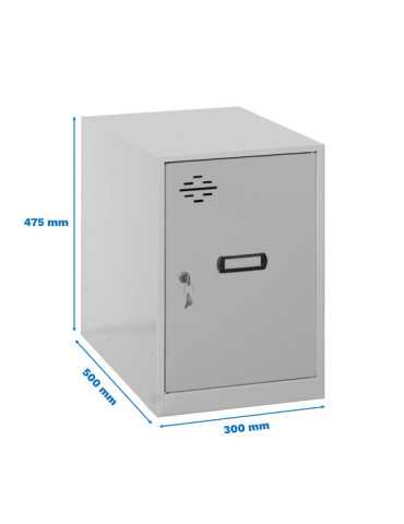 Taquilla 475x300x500 SIMONLOCKER DISM. MINI 475x300x500 mm GRIS marca SIMONRACK