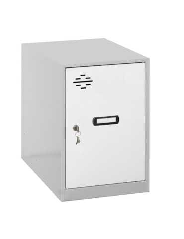 Taquilla 475x300x500 SIMONLOCKER DISM. MINI 475x300x500 mm GR/BCO marca SIMONRACK 2