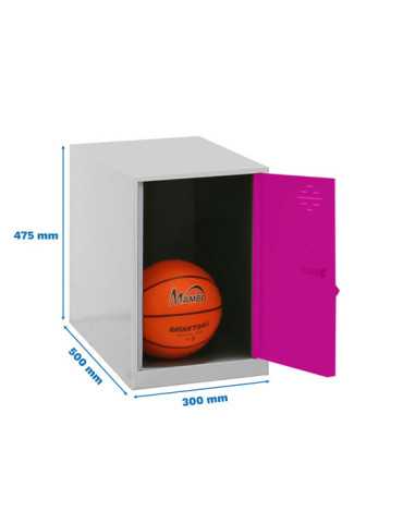 Taquilla 475x300x500 SIMONLOCKER DISM. MINI 475x300x500 mm GR/ROS marca SIMONRACK