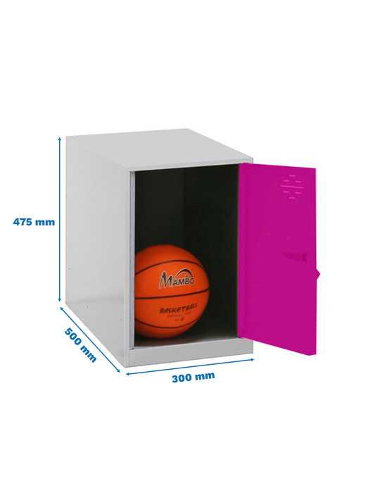 Taquilla 475x300x500 SIMONLOCKER DISM. MINI 475x300x500 mm GR/ROS marca SIMONRACK