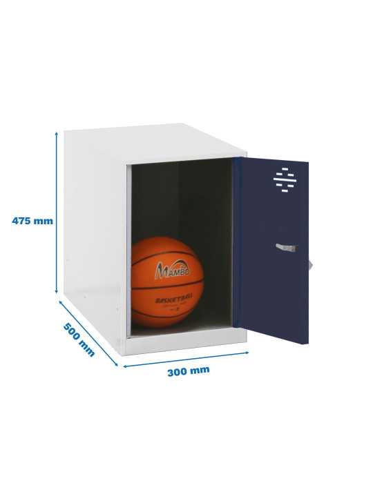 Taquilla 475x300x500 SIMONLOCKER DISM. MINI 475x300x500 mm BLA/ANT marca SIMONRACK
