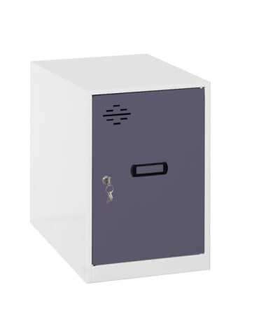 Taquilla 475x300x500 SIMONLOCKER DISM. MINI 475x300x500 mm BLA/ANT marca SIMONRACK 2