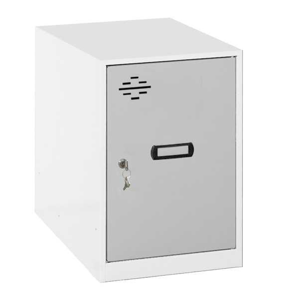 Taquilla 475x300x500 SIMONLOCKER DISM. MINI 475x300x500 mm BLA/GR marca SIMONRACK