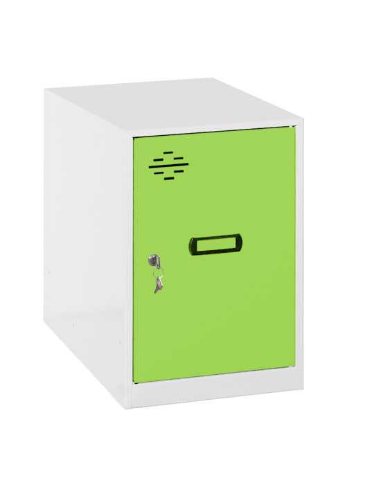 Taquilla 475x300x500 SIMONLOCKER DISM. MINI 475x300x500 mm BLA/VER marca SIMONRACK