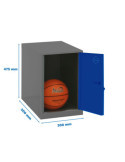 Taquilla 475x300x500 SIMONLOCKER DISM. MINI 475x300x500 mm ANT/AZU marca SIMONRACK