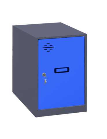 Taquilla 475x300x500 SIMONLOCKER DISM. MINI 475x300x500 mm ANT/AZU marca SIMONRACK 2