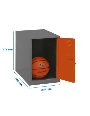 Taquilla 475x300x500 SIMONLOCKER DISM. MINI 475x300x500 mm ANT/NAR marca SIMONRACK