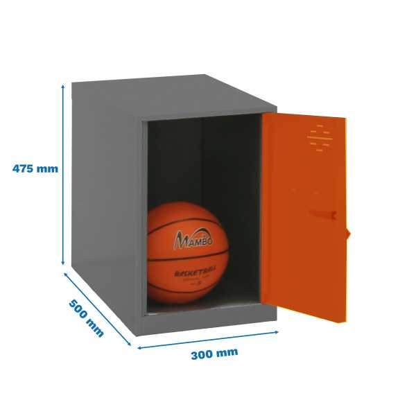 Taquilla 475x300x500 SIMONLOCKER DISM. MINI 475x300x500 mm ANT/NAR marca SIMONRACK