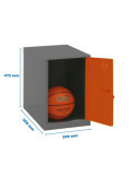 Taquilla 475x300x500 SIMONLOCKER DISM. MINI 475x300x500 mm ANT/NAR marca SIMONRACK