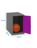 Taquilla 475x300x500 SIMONLOCKER DISM. MINI 475x300x500 mm ANT/ROS marca SIMONRACK