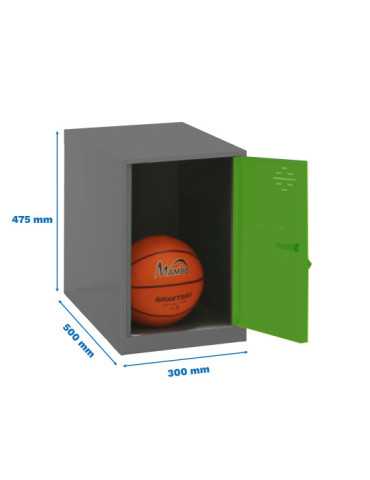 Taquilla 475x300x500 SIMONLOCKER DISM. MINI 475x300x500 mm ANT/VER marca SIMONRACK