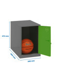 Taquilla 475x300x500 SIMONLOCKER DISM. MINI 475x300x500 mm ANT/VER marca SIMONRACK